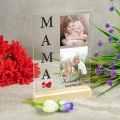 Prezent na Dzień MAMY Matki Ramka NA SZKLE Ze Zdjęciem Upominek Urodziny