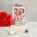 Prezent na Dzień MAMY Matki Ramka NA SZKLE Ze Zdjęciem Upominek URODZINY