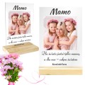 Prezent na Dzień MAMY Matki Ramka NA SZKLE Ze Zdjęciem Upominek URODZINY