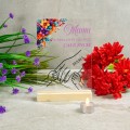 Prezent na Dzień MAMY Matki Ramka NA SZKLE Z Imionami Upominek Na Urodziny