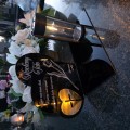 ZNICZ SOLARNY z Grawerem Wieczna Lampka Latarenka LED STATUETKA dla taty