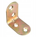 KĄTOWNIK MEBLOWY MONTAŻOWY Z PRZETŁOCZENIEM 20x20MM 8 SZT + WKRĘTY