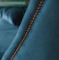 GUZIKI TAPICERSKIE BRĄZ MIEDŹ PINEZKI 15x18mm 9szt
