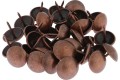 GUZIKI TAPICERSKIE BRĄZ MIEDŹ PINEZKI 10x17mm 40szt