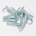 3,6x70mm WKRĘT HACZYK TYP C  Z KOŁKIEM KOŁEK GWINT HAK OCYNK 3 szt