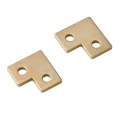 25x25x15mm KĄTOWNIK MEBLOWY MONTAŻOWY PŁASKI + WKRĘTY 4szt