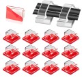 14x14mm ORGANIZER UCHWYT MASKOWNICA ZACZEP KLIPS DO KABLI SAMOPRZYLEPNY 10 szt