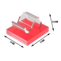 14x14mm ORGANIZER UCHWYT MASKOWNICA ZACZEP KLIPS DO KABLI SAMOPRZYLEPNY 10 szt