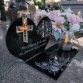 SOLARNY ZNICZ Led Statuetka NA CMENTARZ GRÓB DUŻA Lampka Led z Grawerem