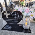 SOLARNY ZNICZ Led Statuetka NA CMENTARZ GRÓB DUŻA Lampka Led z Grawerem