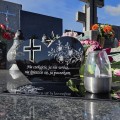 SOLARNY ZNICZ Led Statuetka NA CMENTARZ GRÓB DUŻA Lampka Led z Grawerem