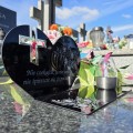 SOLARNY ZNICZ Led Statuetka NA CMENTARZ GRÓB DUŻA Lampka Led z Grawerem