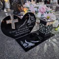 SOLARNY ZNICZ Led Statuetka NA CMENTARZ GRÓB DUŻA Lampka Led z Grawerem
