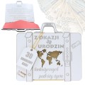 Kartka Prezent Na 20,30,40,50 URODZINY Koperta Pudełko Na Pieniądze WALIZKA