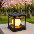 Znicz solarny LED wieczny lampion NA GRÓB statuetka CMENTARZ dekoracja