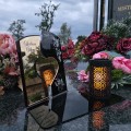 WIECZNY ZNICZ SOLARNY Statuetka dla MAMY  na Grób Wszystkich Świętych LED