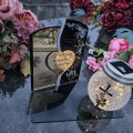 WIECZNY ZNICZ SOLARNY Statuetka dla MAMYI na Grób Wszystkich Świętych LED