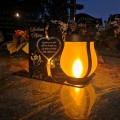 WIECZNY ZNICZ SOLARNY Statuetka dla MAMY na Grób Wszystkich Świętych LED