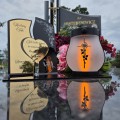 WIECZNY ZNICZ SOLARNY Statuetka dla TATY na Grób Wszystkich Świętych LED