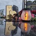 WIECZNY ZNICZ SOLARNY Statuetka dla MĘŻA na Grób Wszystkich Świętych LED