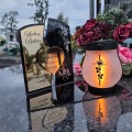 WIECZNY ZNICZ SOLARNY Statuetka dla RODZICÓW na Grób Wszystkich Świętych LED