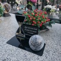 SOLARNY ZNICZ Led Statuetka NA CMENTARZ GRÓB DUŻA Lampka Led z Grawerem