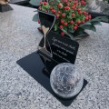 SOLARNY ZNICZ Led Statuetka NA CMENTARZ GRÓB DUŻA Lampka Led z Grawerem