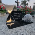 SOLARNY ZNICZ Led Statuetka NA CMENTARZ GRÓB DUŻA Lampka Led z Grawerem