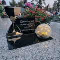 SOLARNY ZNICZ Led Statuetka NA CMENTARZ GRÓB DUŻA Lampka Led z Grawerem