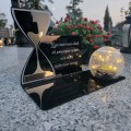 SOLARNY ZNICZ Led Statuetka NA CMENTARZ GRÓB DUŻA Lampka Led z Grawerem