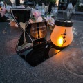 SOLARNY ZNICZ Led Statuetka NA CMENTARZ GRÓB DUŻA Lampka Led z Grawerem