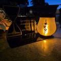 SOLARNY ZNICZ Led Statuetka NA CMENTARZ GRÓB DUŻA Lampka Led z Grawerem