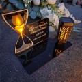 SOLARNY ZNICZ Led Statuetka NA CMENTARZ GRÓB DUŻA Lampka Led z Grawerem