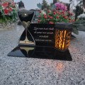 SOLARNY ZNICZ Led Statuetka NA CMENTARZ GRÓB DUŻA Lampka Led z Grawerem