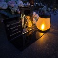 SOLARNY ZNICZ Led Statuetka NA CMENTARZ GRÓB DUŻA Lampka Led z Grawerem