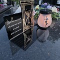 SOLARNY ZNICZ Led Statuetka NA CMENTARZ GRÓB DUŻA Lampka Led z Grawerem