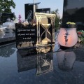 SOLARNY ZNICZ Led Statuetka NA CMENTARZ GRÓB DUŻA Lampka Led z Grawerem
