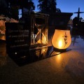 SOLARNY ZNICZ Led Statuetka NA CMENTARZ GRÓB DUŻA Lampka Led z Grawerem