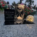 SOLARNY ZNICZ Led Statuetka NA CMENTARZ GRÓB DUŻA Lampka Led z Grawerem