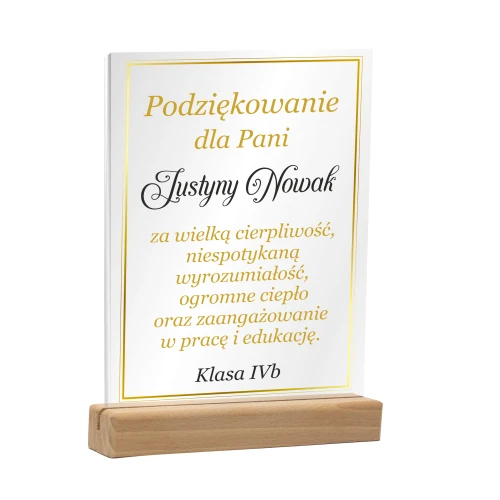 PREZENT NA DZIEŃ NAUCZYCIELA DLA WYCHOWAWCY PRZEDSZKOLE PODZIĘKOWANIE