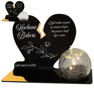 ZNICZ SOLARNY DLA BABCI LED NA GRÓB  NA CMENTARZ LAMPKA SOLARNA KULA NOWOSCI