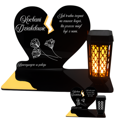 ZNICZ SOLARNY DLA DZIADKÓW LED NA GRÓB NA CMENTARZ ZŁOTY LAMPKA NOWOSCI