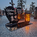 ZNICZ SOLARNY DLA MAMY LED NA GRÓB MATKI NA CMENTARZ ZŁOTY LAMPKA NOWOSCI