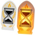 DEKORACJA na grób ZNICZ podstawka na cmentarz LAMPKA LED wieczna latarenka