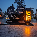 ZNICZ SOLARNY DLA MAMY LED NA GRÓB MATKI NA CMENTARZ SERCE LAMPKA NOWOSCI