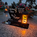 ZNICZ SOLARNY DLA MAMY LED NA GRÓB MATKI NA CMENTARZ SERCE LAMPKA NOWOSCI