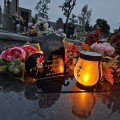 WIECZNY ZNICZ SOLARNY Statuetka dla MAMY  na Grób Wszystkich Świętych LED