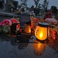 WIECZNY ZNICZ SOLARNY Statuetka dla MAMY  na Grób Wszystkich Świętych LED