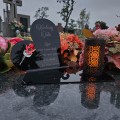 WIECZNY ZNICZ SOLARNY Statuetka dla TATY  na Grób Wszystkich Świętych LED