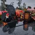 WIECZNY ZNICZ SOLARNY Statuetka dla TATY  na Grób Wszystkich Świętych LED